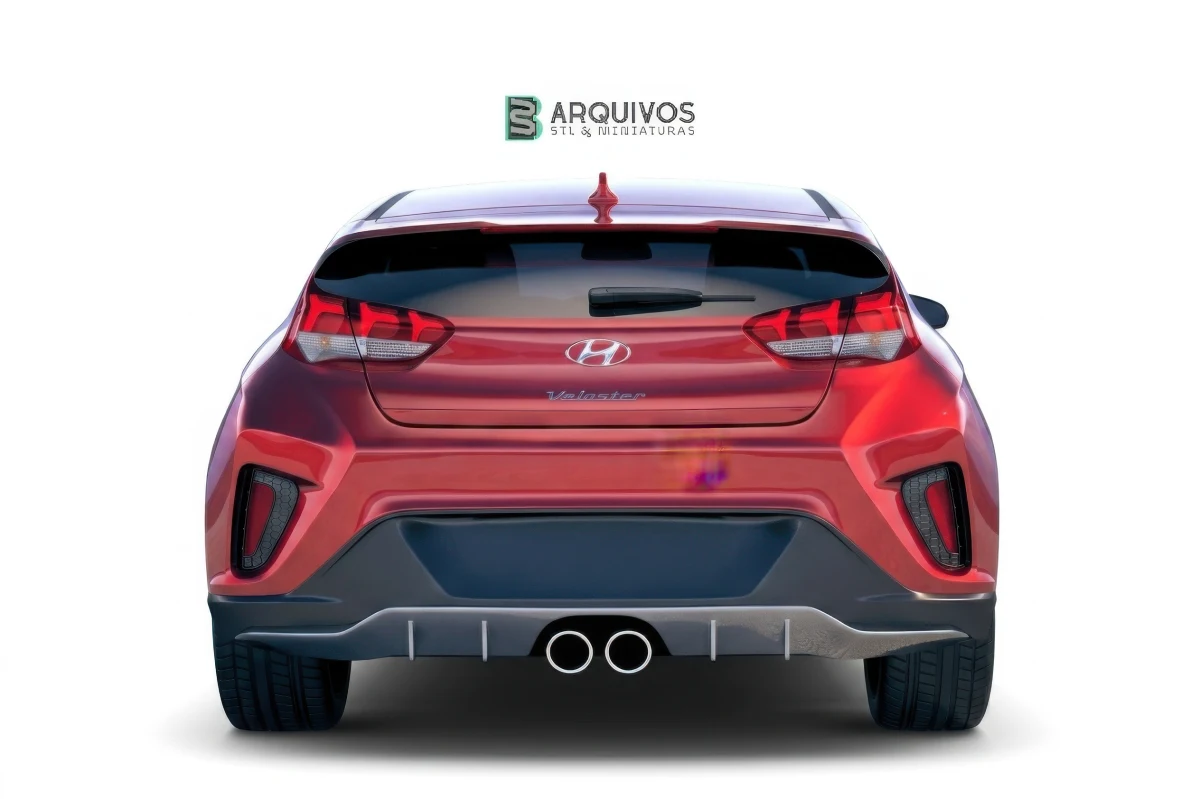 Modelo 3D STL - Hyundai Veloster 2019 — foto 2